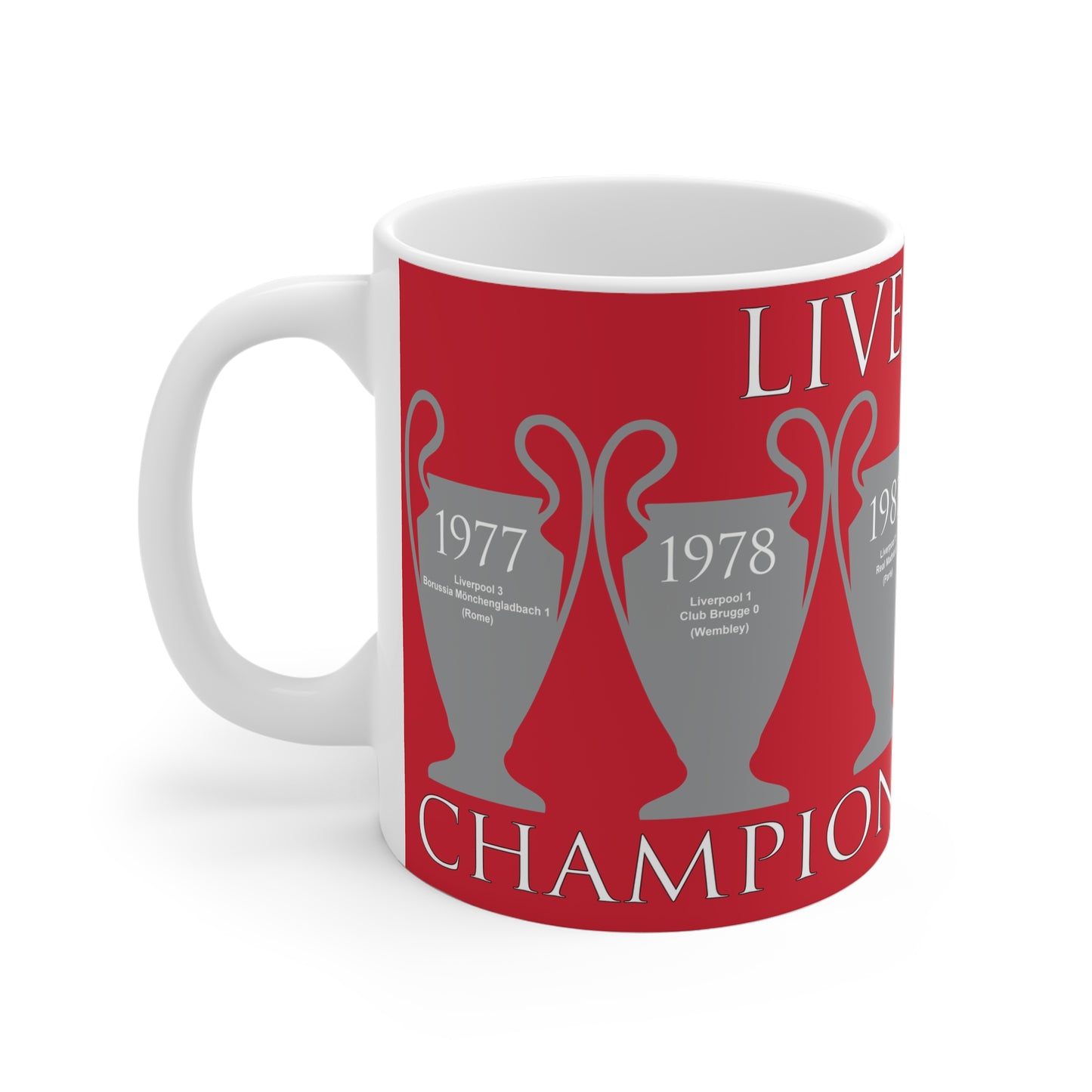 Liverpool Champions of Europe Mug - Red