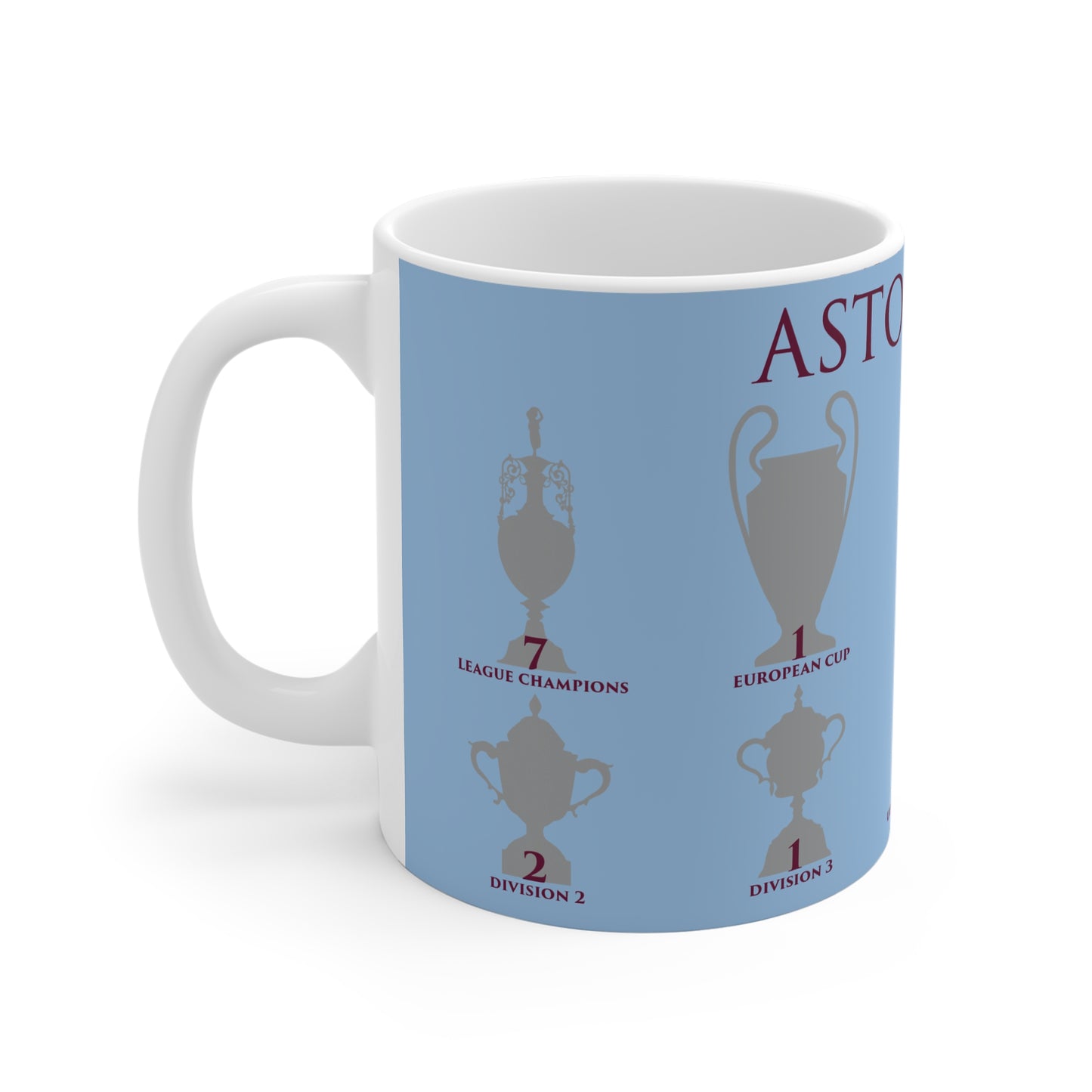 Aston Villa Trophies Mug - Blue