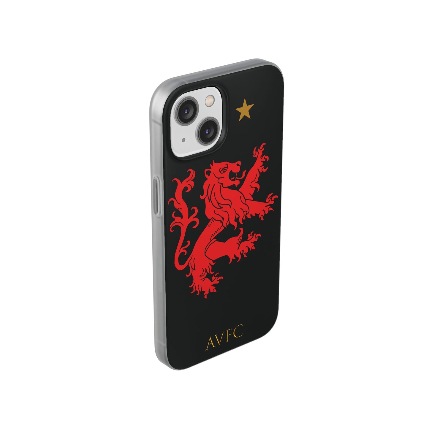 Aston Villa 150th Anniversary iPhone Flexi Case - Black