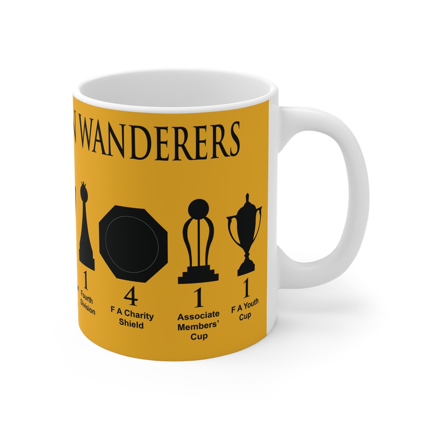 Wolverhampton Wanderers Trophies Mug - Gold