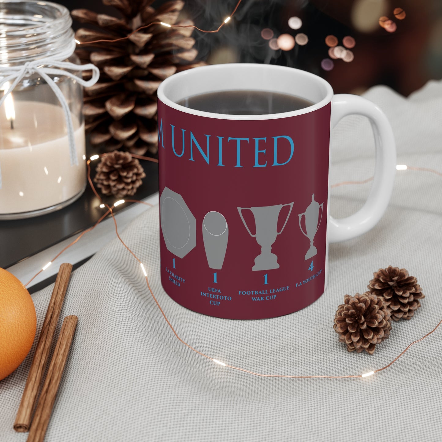 West Ham United Trophies Mug - Claret