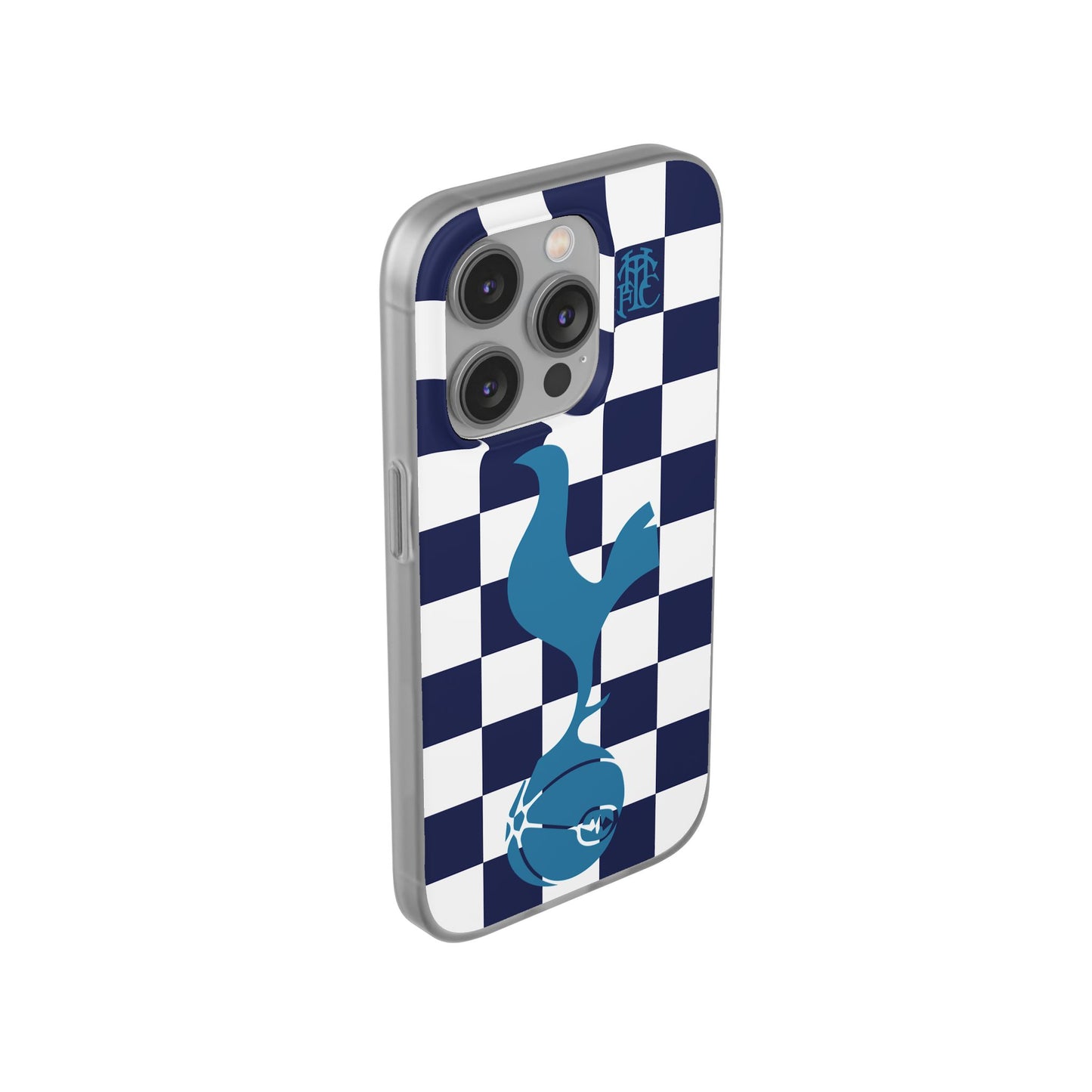 Tottenham Hotspur Chequered iPhone Flexi Case - iPhone 16, 15, 14, Plus/Pro/Pro Max