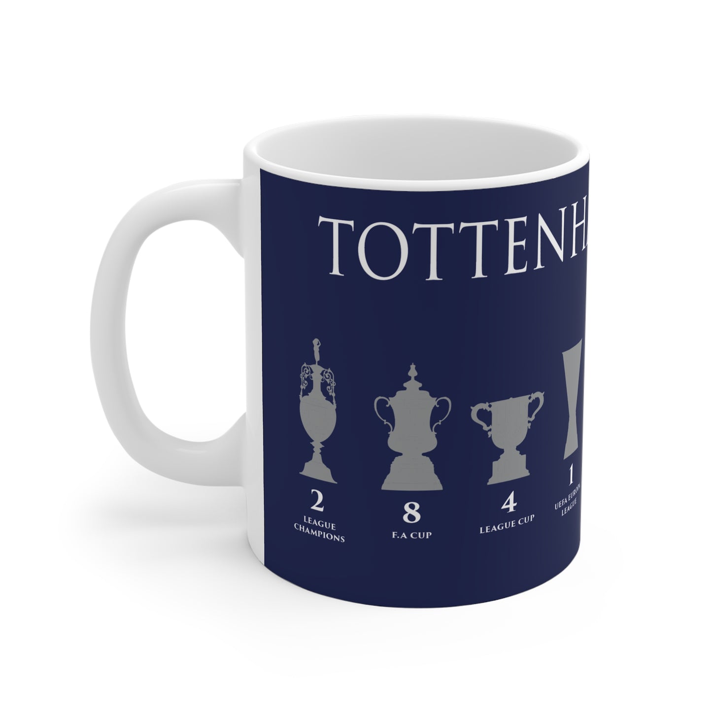 Tottenham Hotspur Trophies Mug - Blue