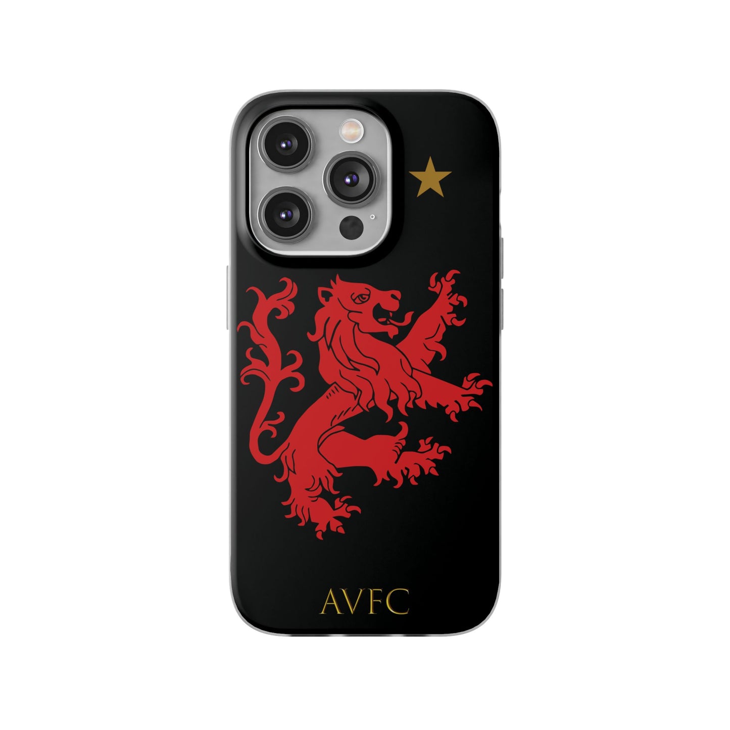 Aston Villa 150th Anniversary iPhone Flexi Case - Black