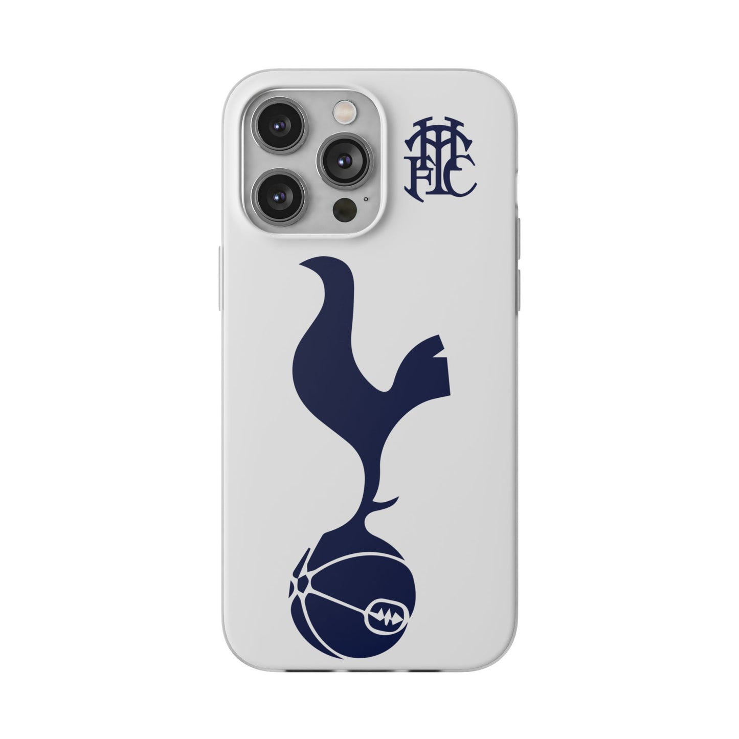 Tottenham Hotspur iPhone Flexi Case - iPhone 16, 15, 14, Plus/Pro/Pro Max - White