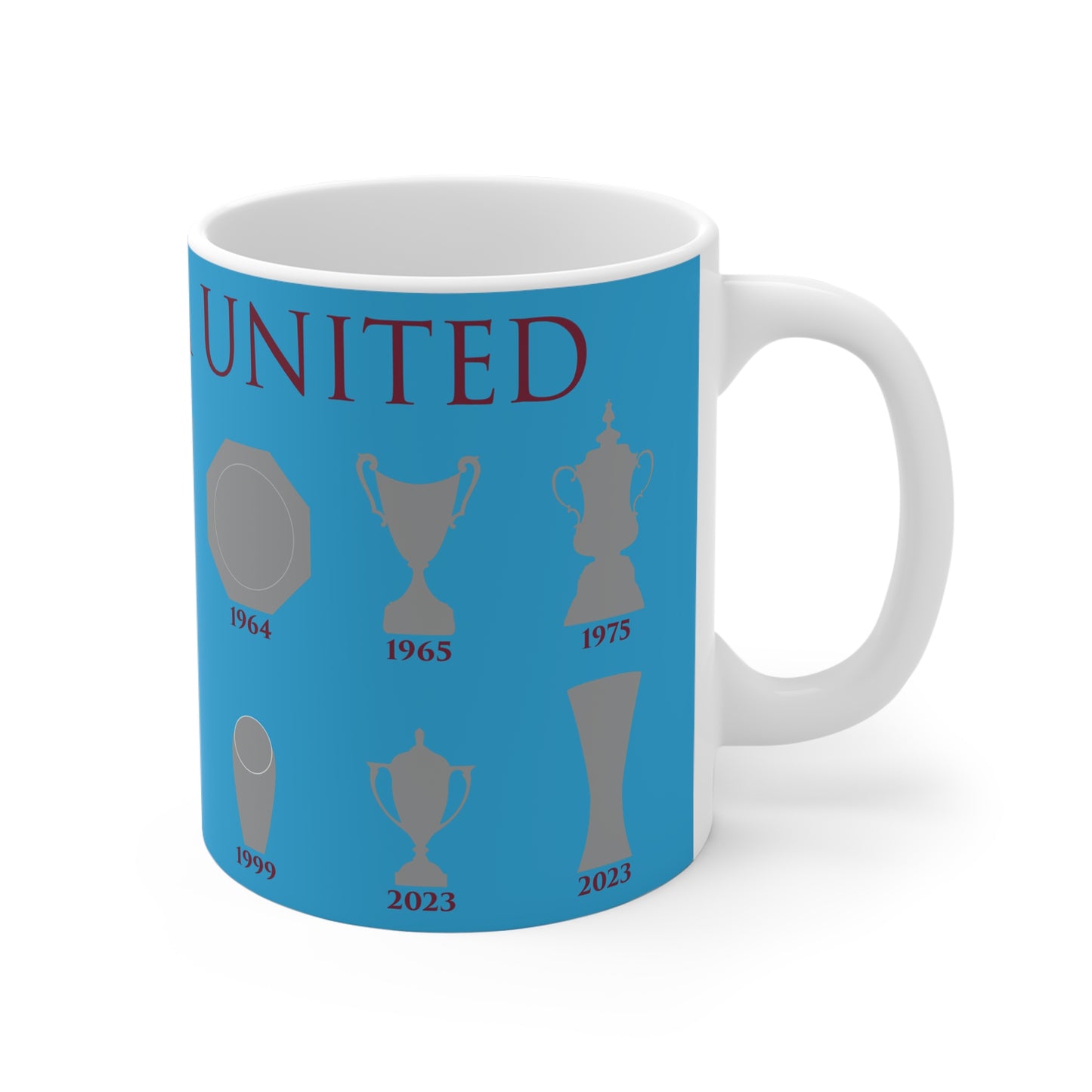West Ham United Trophies Collection Mug - Blue