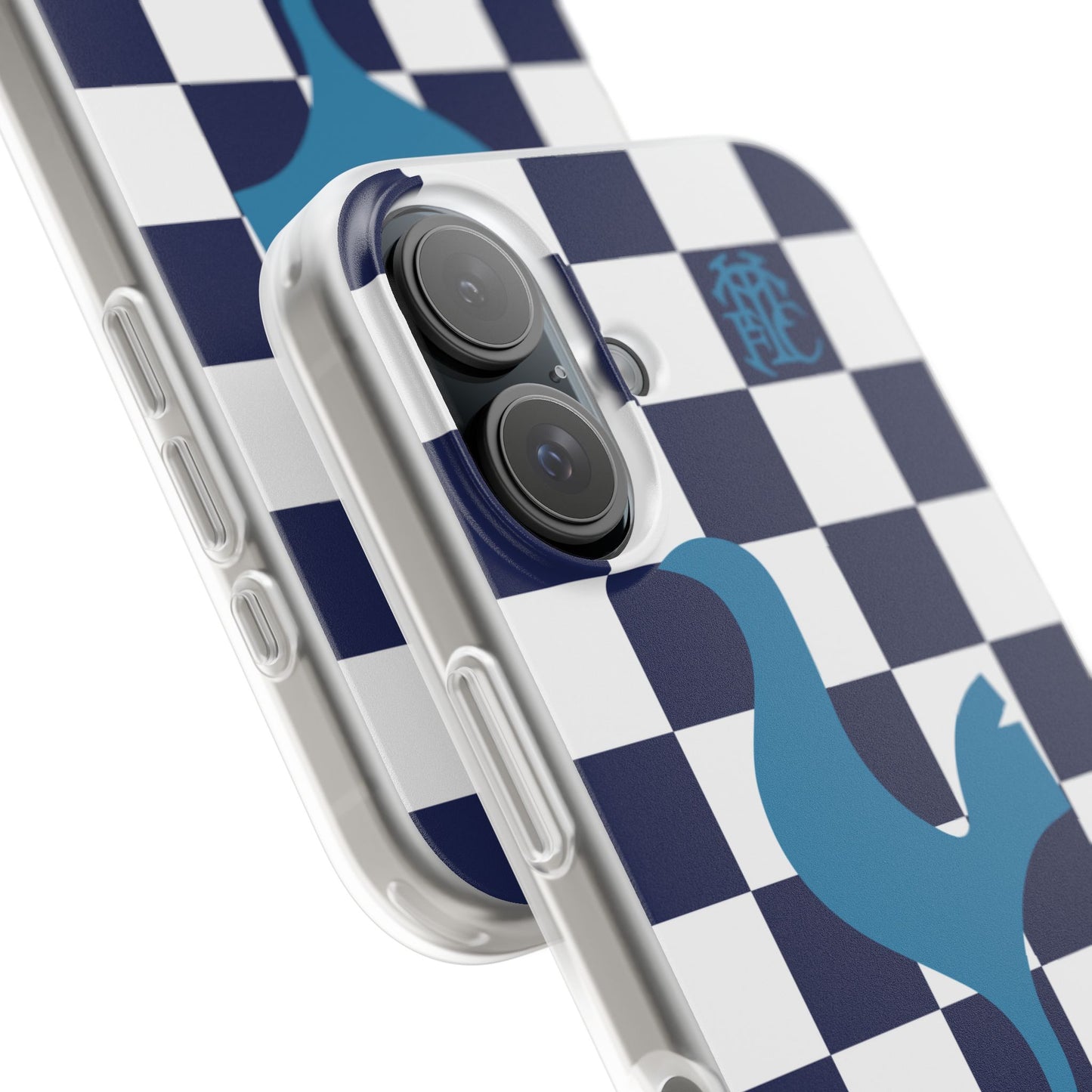 Tottenham Hotspur Chequered iPhone Flexi Case - iPhone 16, 15, 14, Plus/Pro/Pro Max