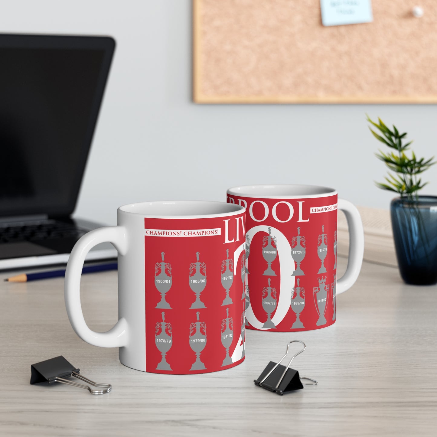 Liverpool 20 League Champions Mug - Red
