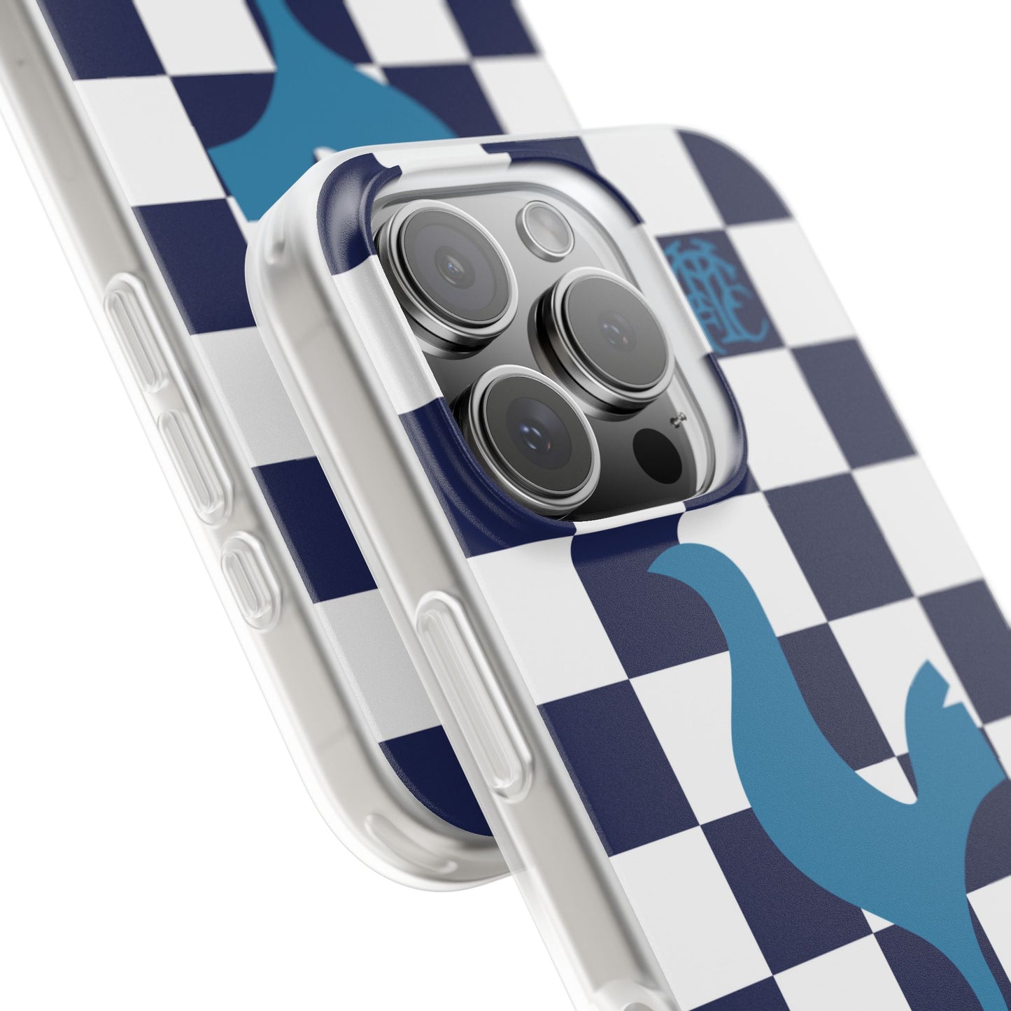 Tottenham Hotspur Chequered iPhone Flexi Case - iPhone 16, 15, 14, Plus/Pro/Pro Max