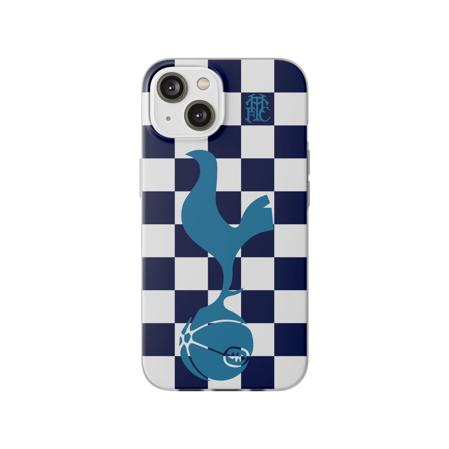 Tottenham Hotspur Chequered iPhone Flexi Case - iPhone 16, 15, 14, Plus/Pro/Pro Max