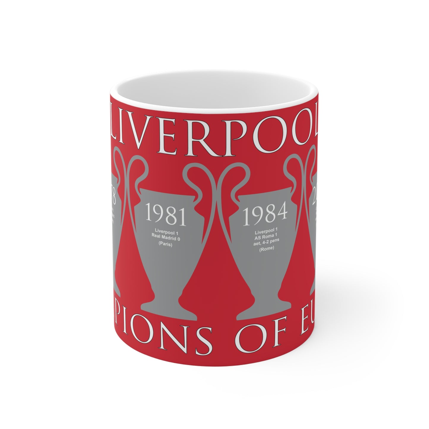 Liverpool Champions of Europe Mug - Red