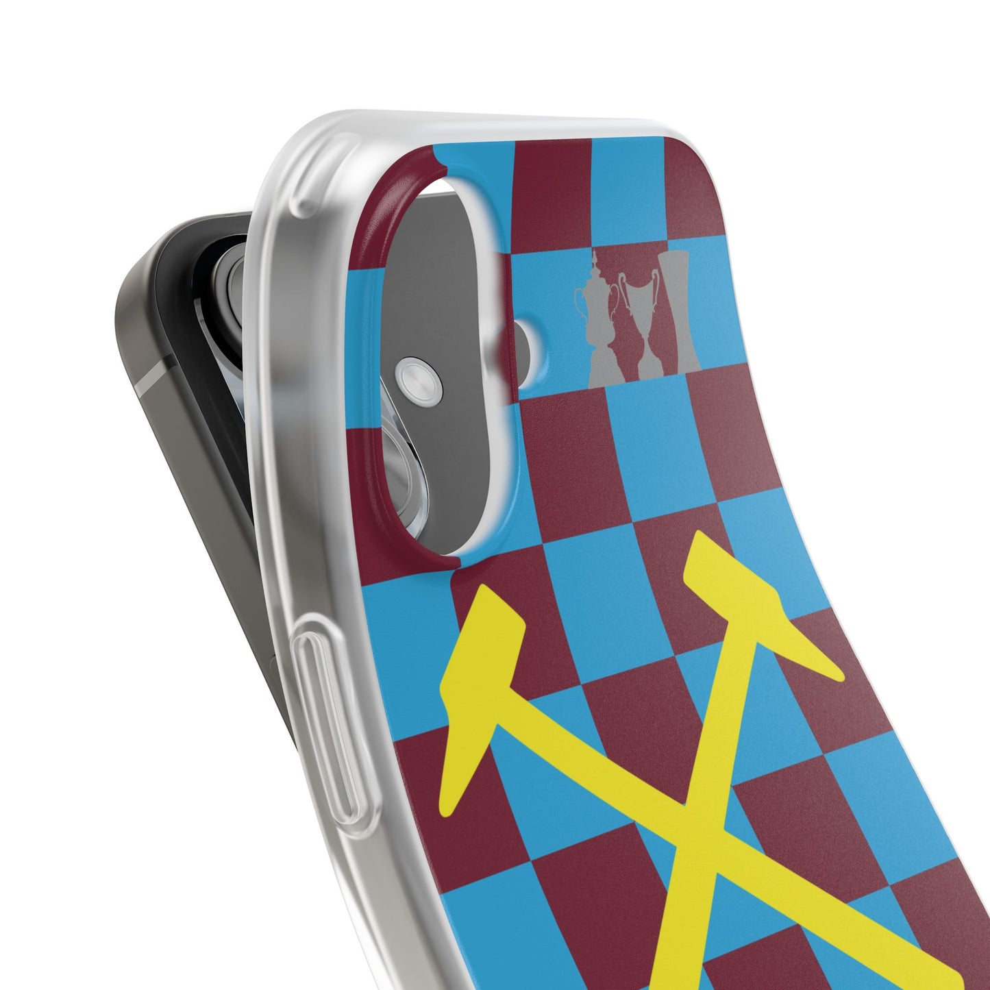 West Ham United Claret & Blue iPhone Flexi Case - iPhone 16, 15, 14, Plus/Pro/Pro Max