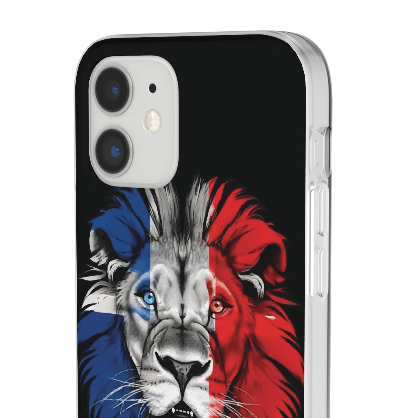 Great Britain Union Jack Lion black iPhone Flexi Case - iPhone 12, 13, 14, 15, 16, Mini/Plus/Pro/Pro Max