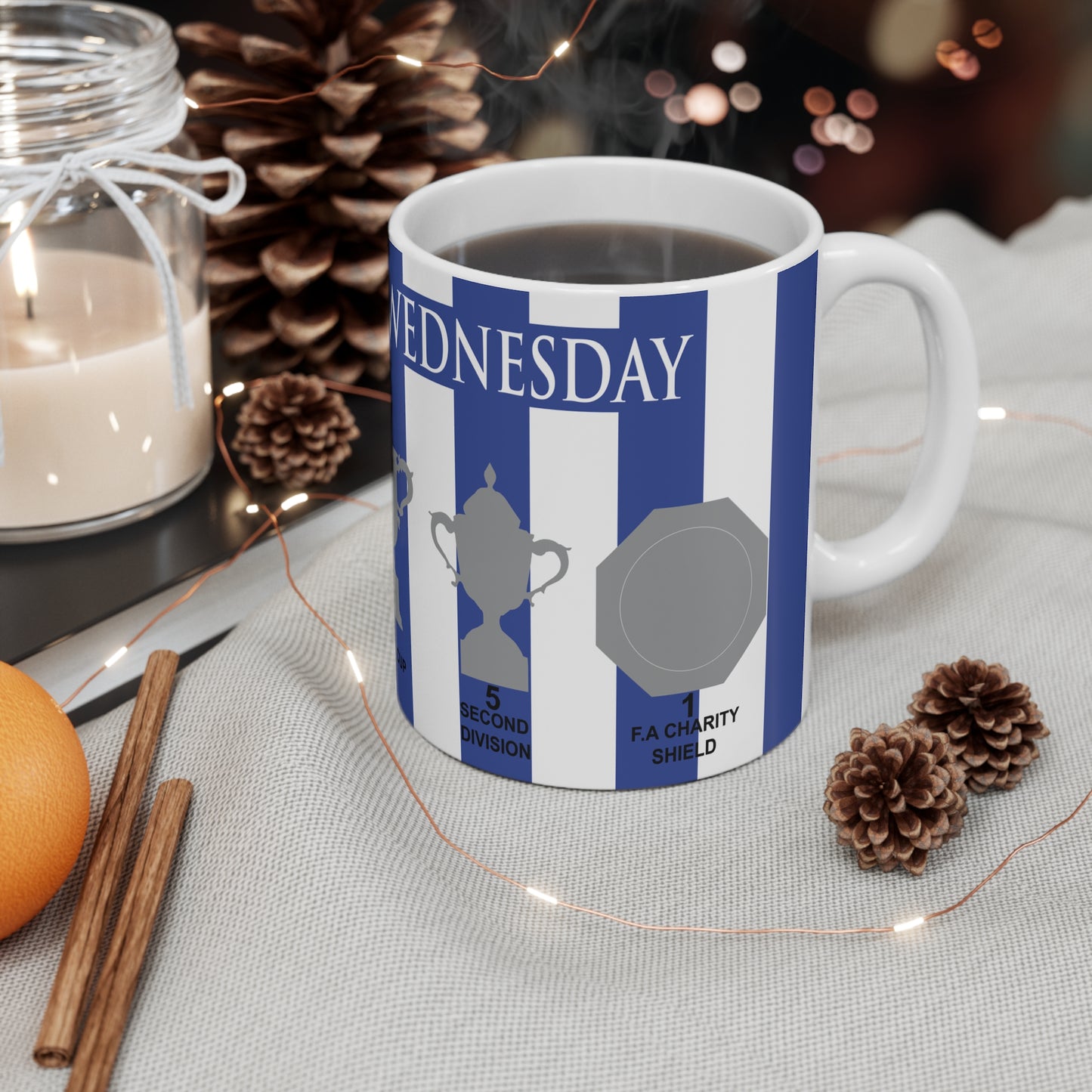 Sheffield Wednesday Trophies Mug - White Text Header