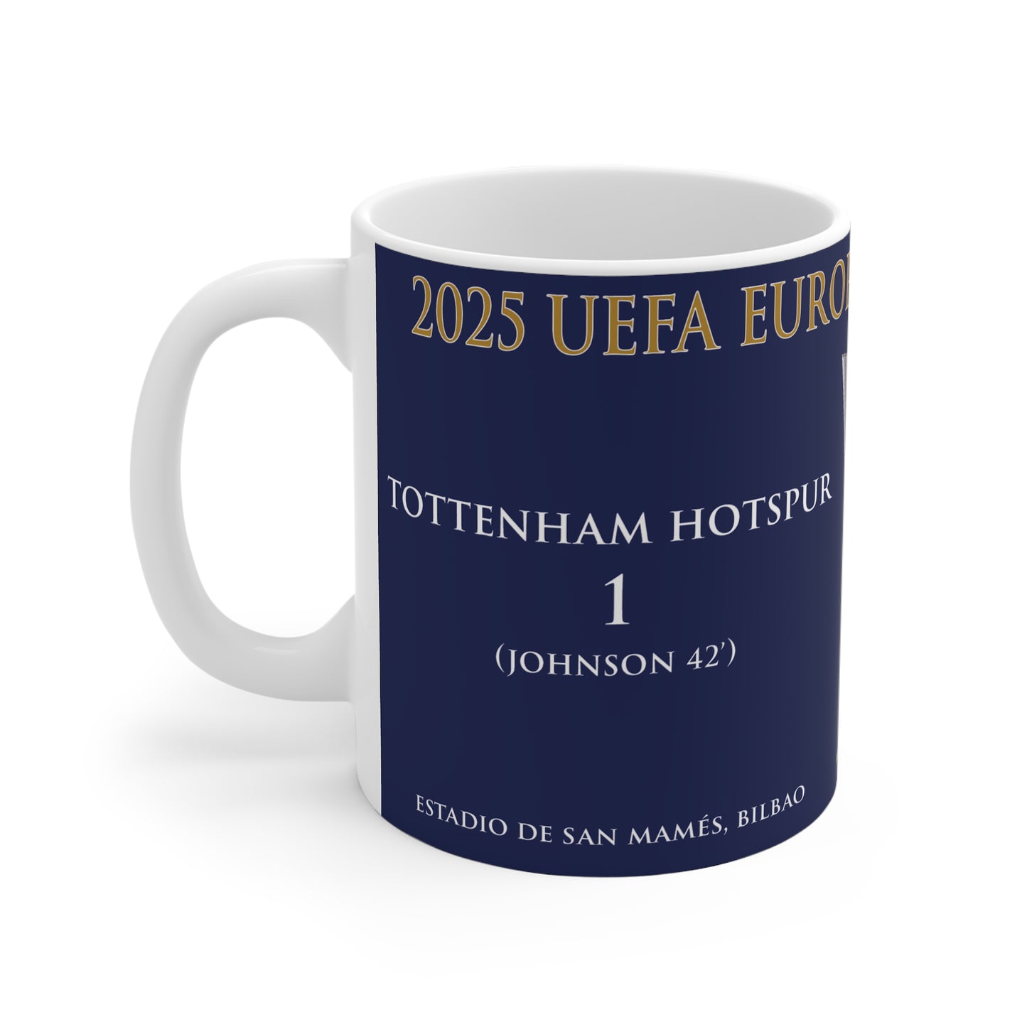 Tottenham Hotspur Europa League Winners Mug - Blue