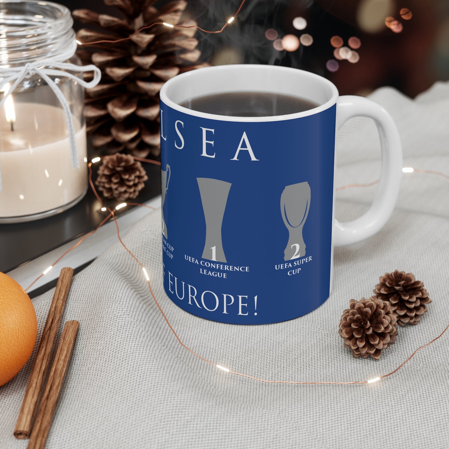 Chelsea King's of Europe Mug - Blue