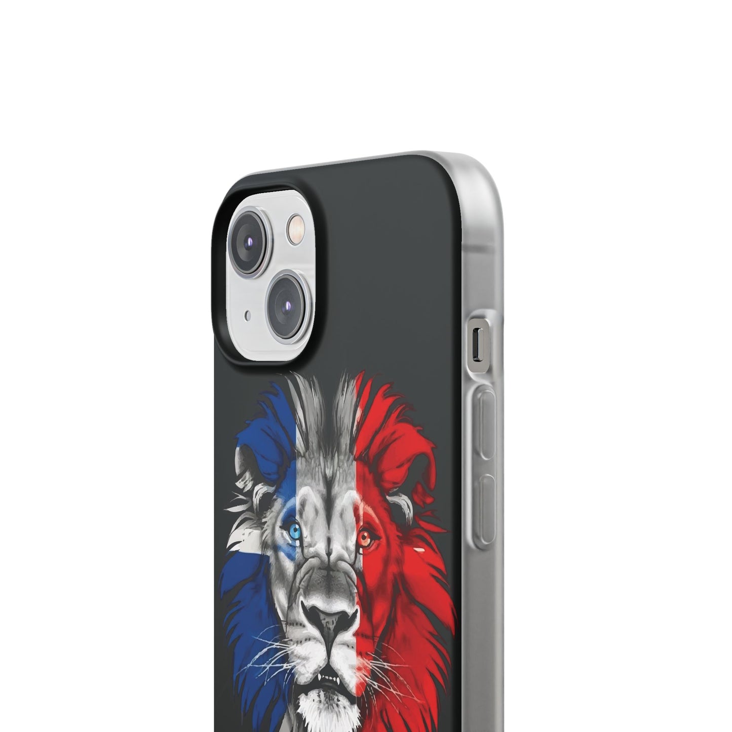 Great Britain Union Jack Lion black iPhone Flexi Case - iPhone 12, 13, 14, 15, 16, Mini/Plus/Pro/Pro Max