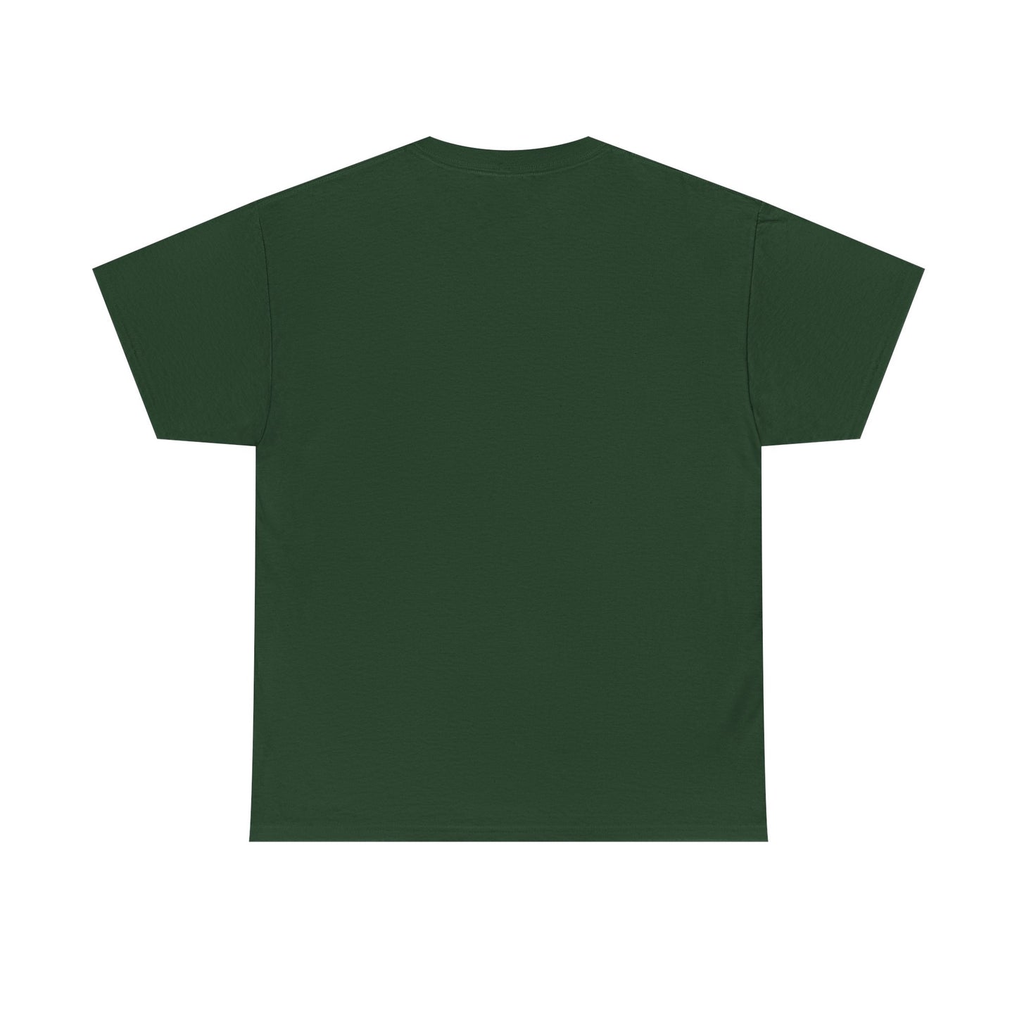 Celtic Clover & Trophies Unisex Heavy Cotton T-Shirt - Irish Green/Black/White/Gold/Sport Grey/Charcoal/Military Green/Forest Green