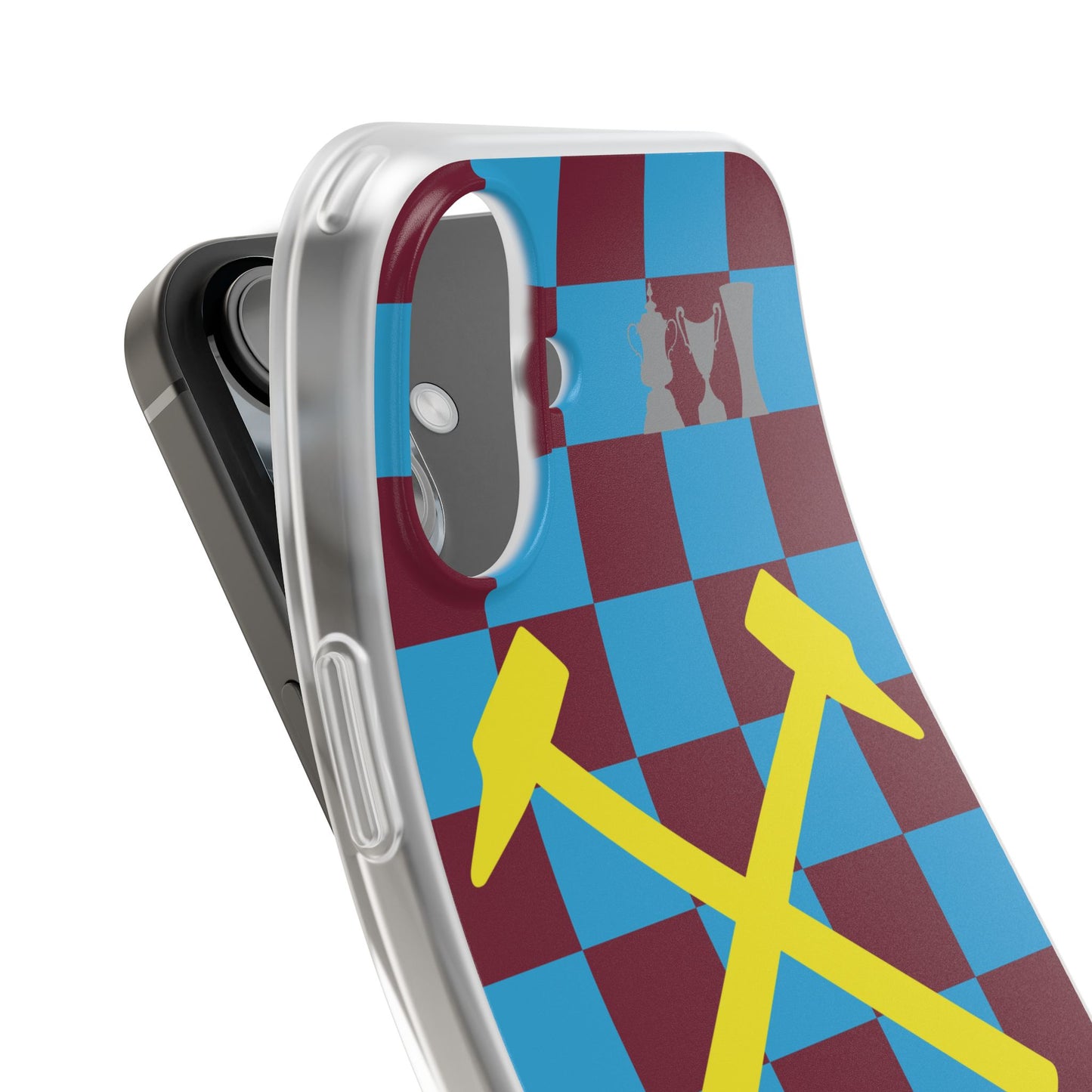 West Ham United Claret & Blue iPhone Flexi Case - iPhone 16, 15, 14, Plus/Pro/Pro Max