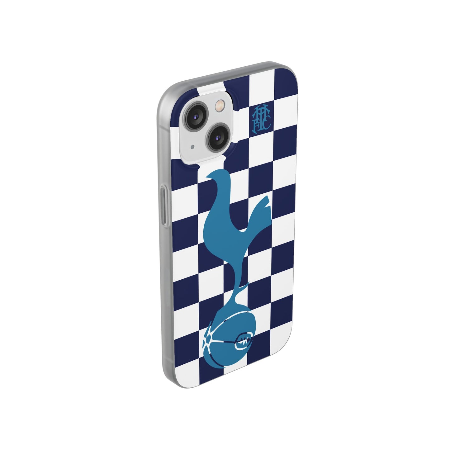Tottenham Hotspur Chequered iPhone Flexi Case - iPhone 16, 15, 14, Plus/Pro/Pro Max
