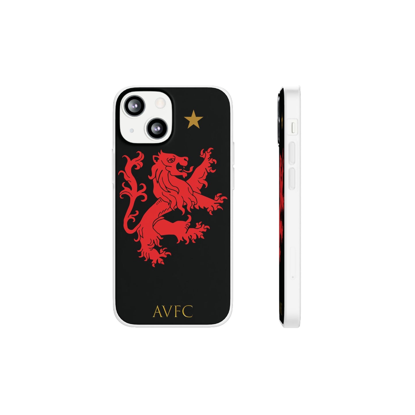 Aston Villa 150th Anniversary iPhone Flexi Case - Black