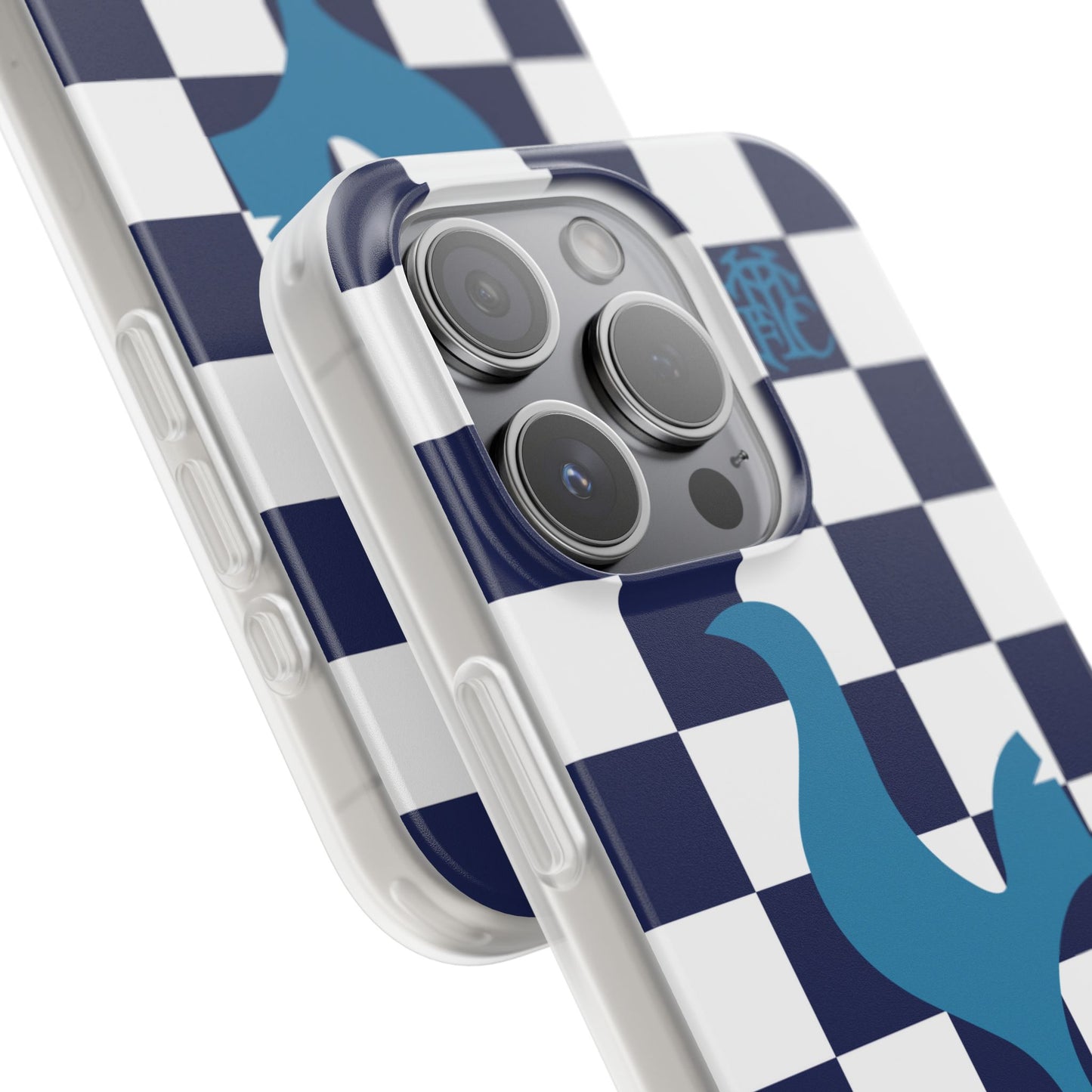 Tottenham Hotspur Chequered iPhone Flexi Case - iPhone 16, 15, 14, Plus/Pro/Pro Max