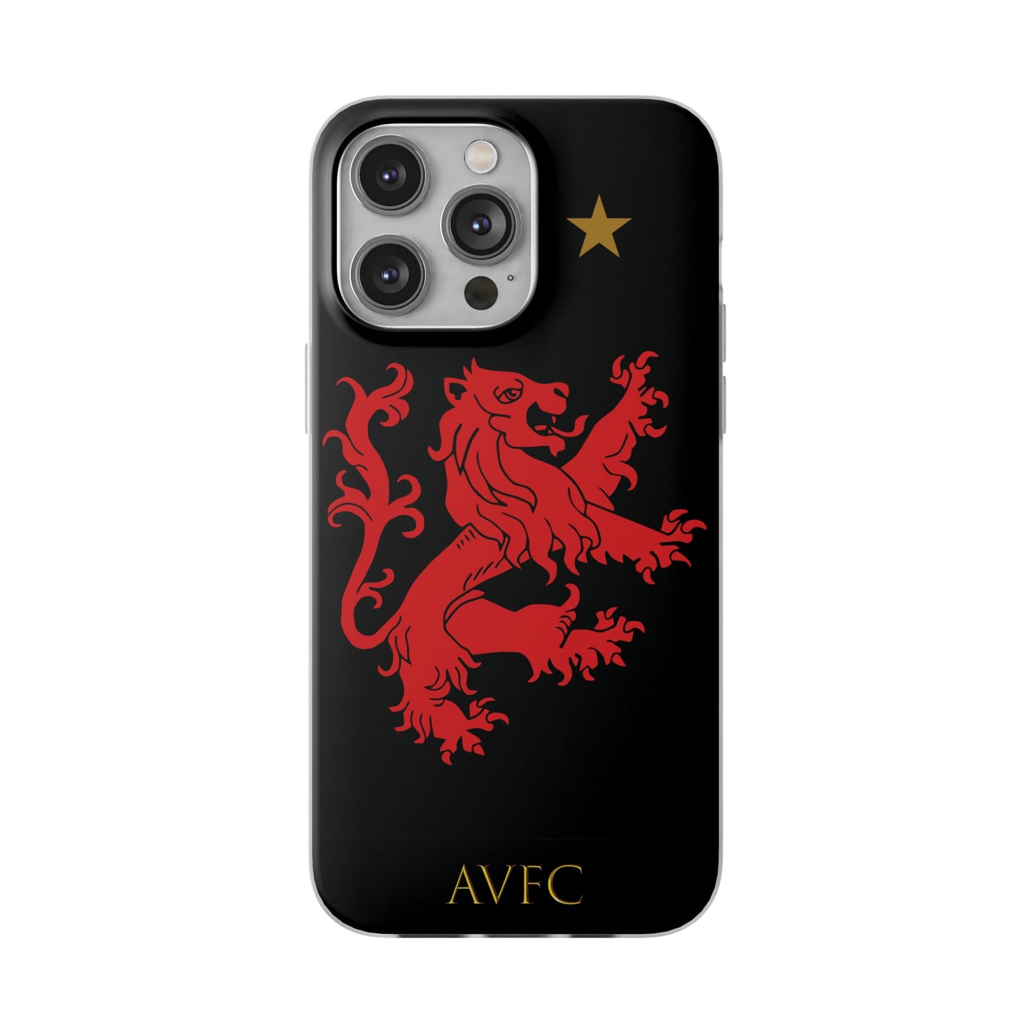 Aston Villa 150th Anniversary iPhone Flexi Case - Black