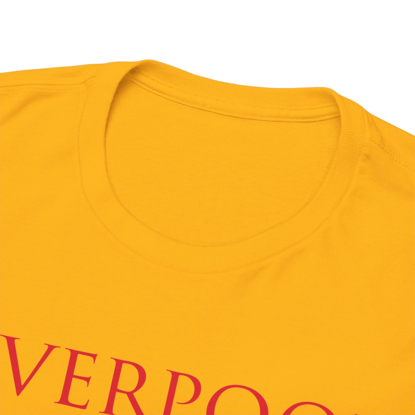 Liverpool 20 Champions Unisex Heavy Cotton T-Shirt - Red/White/Black/Charcoal/Gold