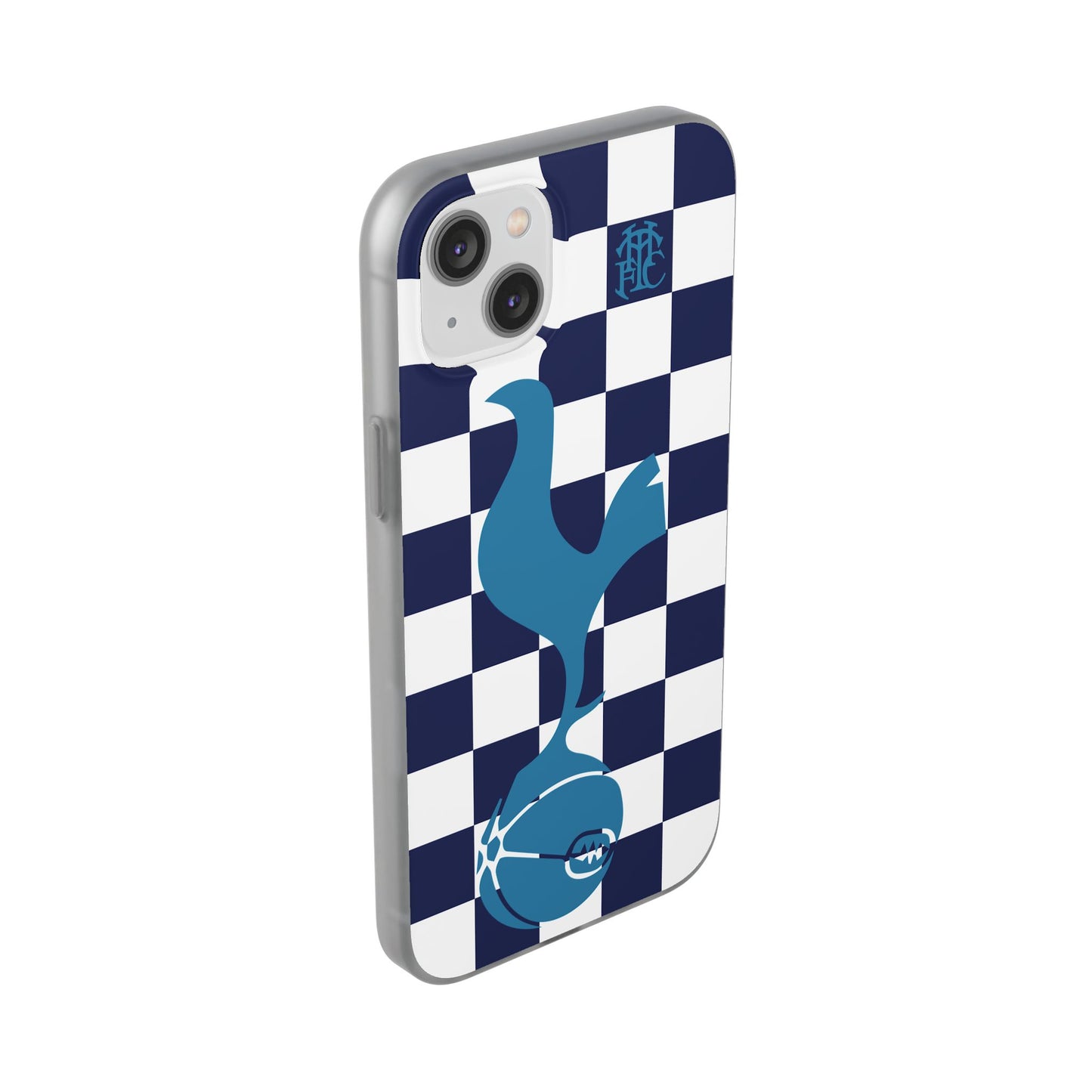 Tottenham Hotspur Chequered iPhone Flexi Case - iPhone 16, 15, 14, Plus/Pro/Pro Max