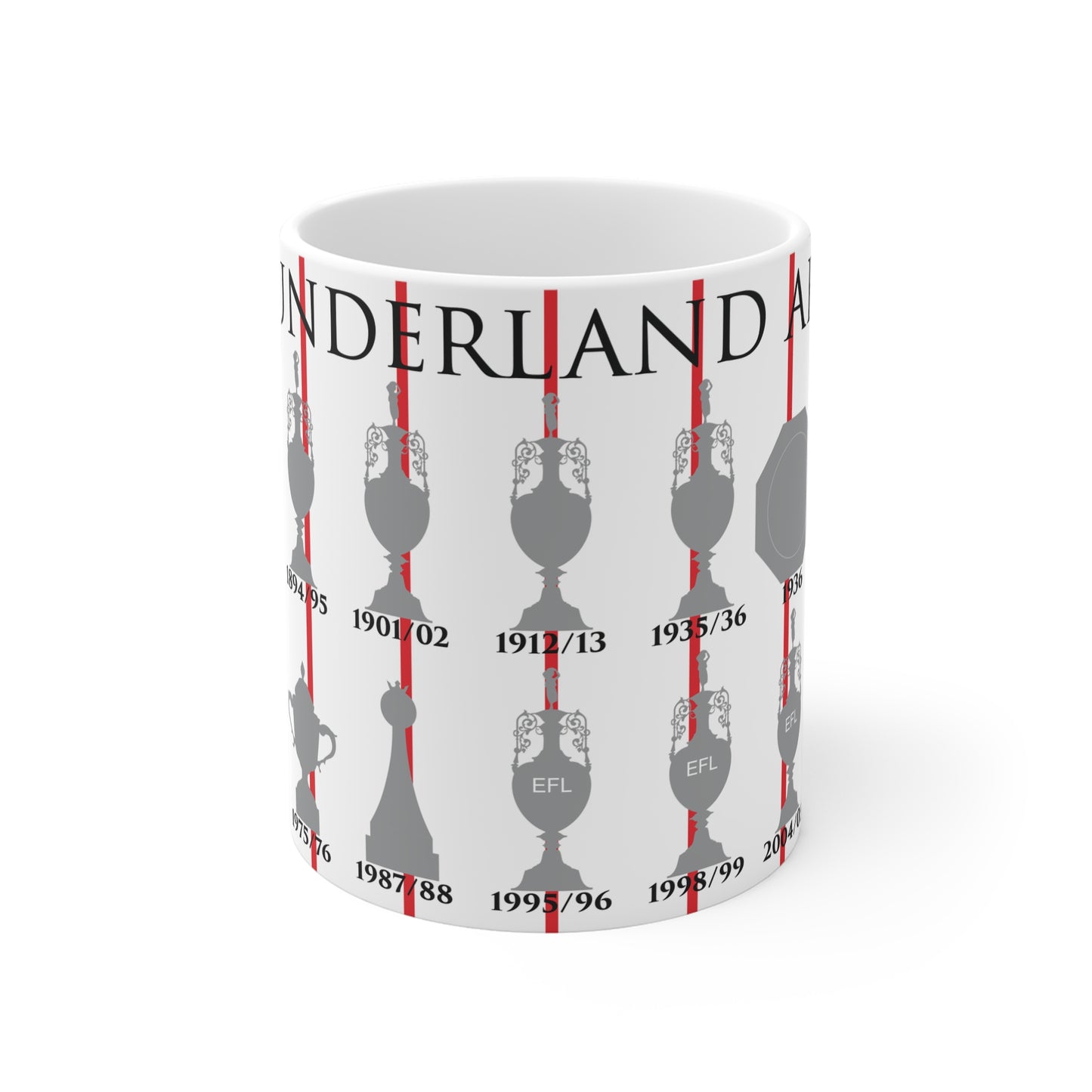 Sunderland Trophies Collection Mug - White