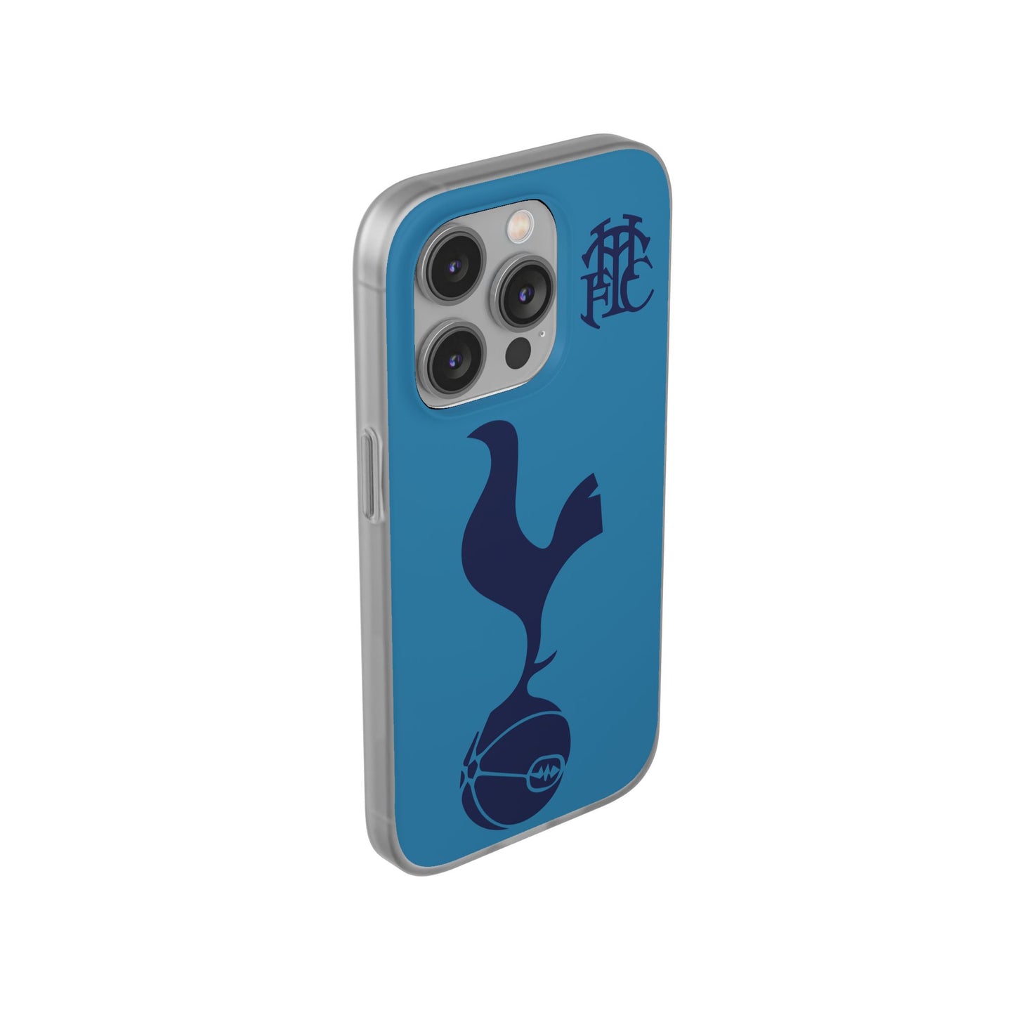 Tottenham Hotspur iPhone Flexi Case - iPhone 16, 15, 14, Plus/Pro/Pro Max - Cyan