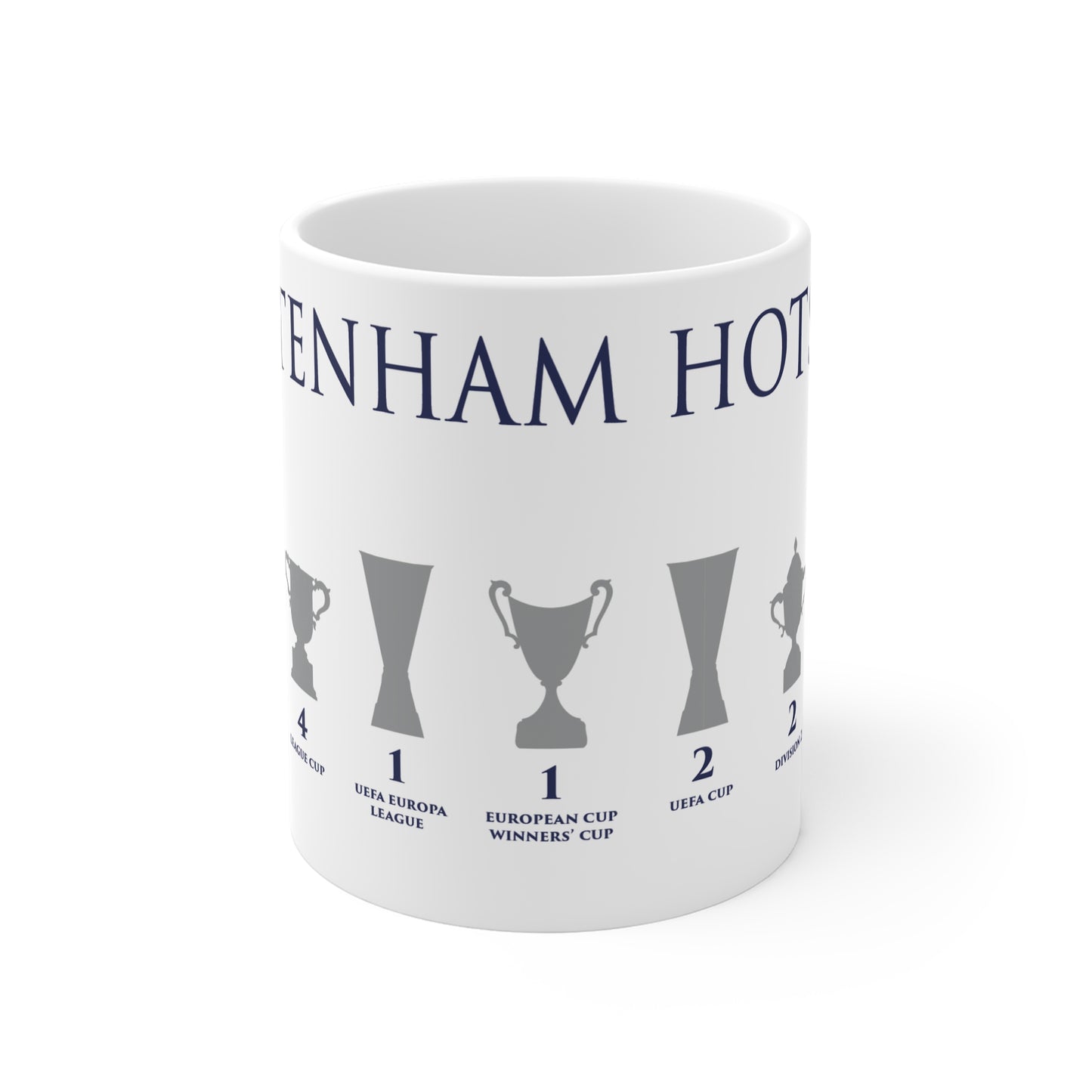 Tottenham Hotspur Trophies Mug - White