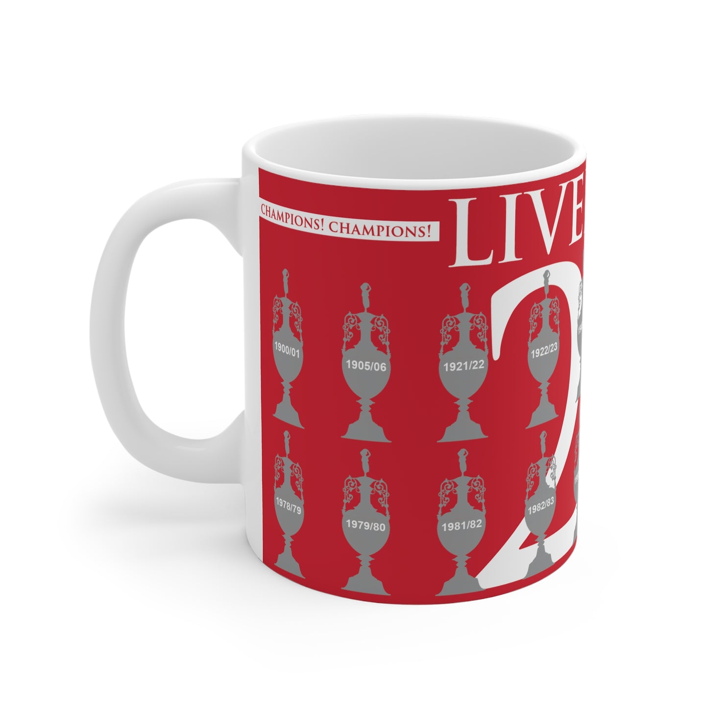 Liverpool 20 League Champions Mug - Red