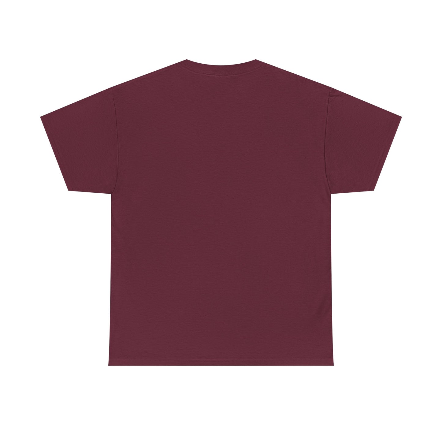Aston Villa Trophies Unisex Heavy Cotton T-Shirt - Maroon/White/Light Blue