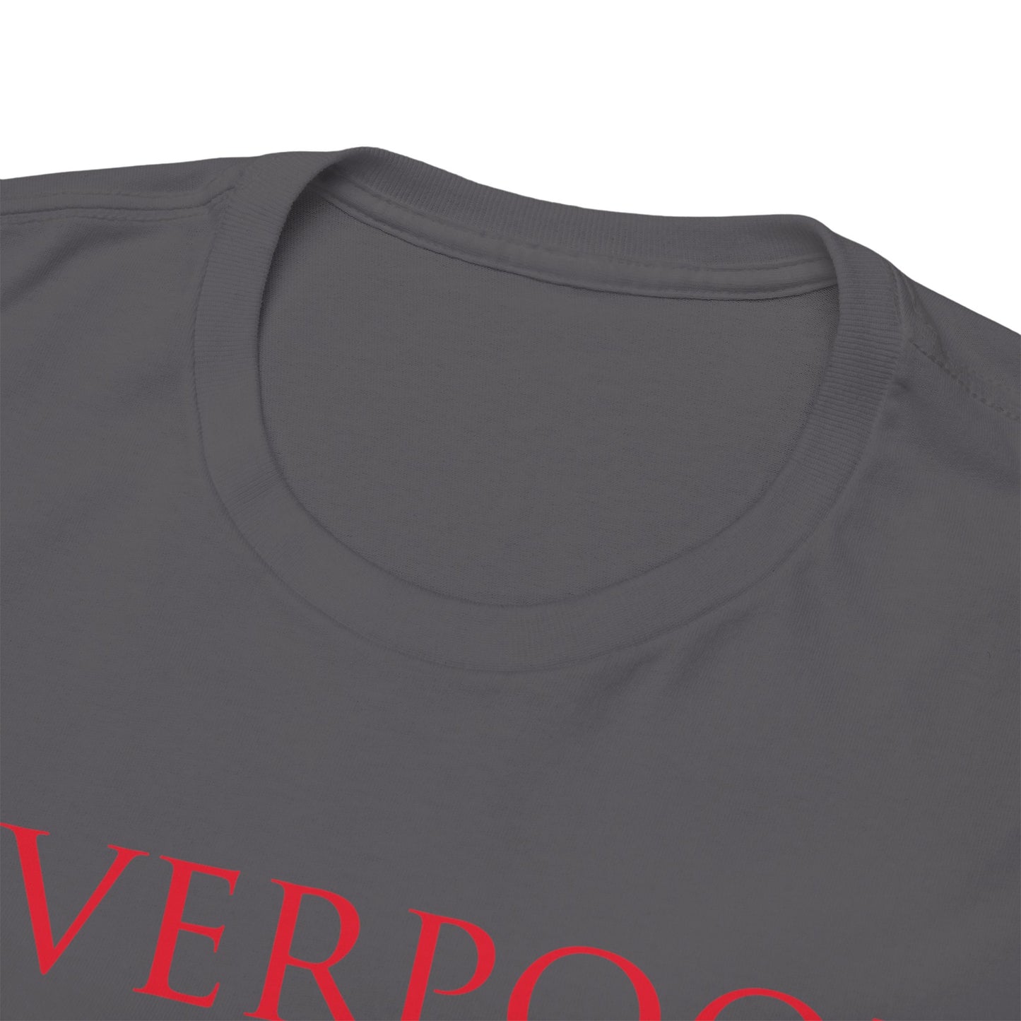 Liverpool 20 Champions Unisex Heavy Cotton T-Shirt - Red/White/Black/Charcoal/Gold