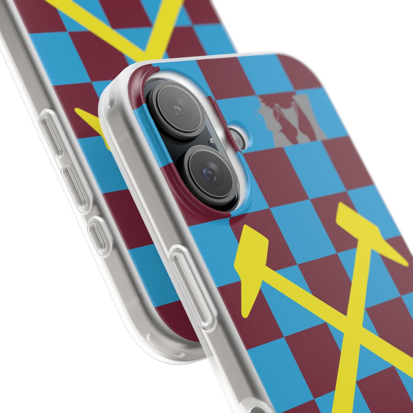 West Ham United Claret & Blue iPhone Flexi Case - iPhone 16, 15, 14, Plus/Pro/Pro Max