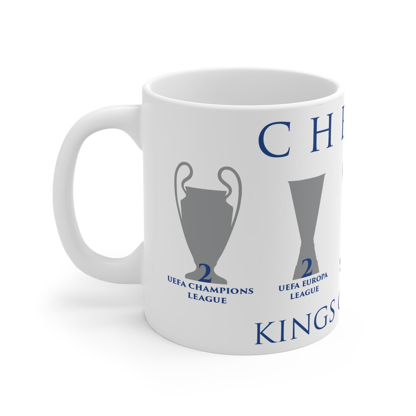 Chelsea King's of Europe Mug - White