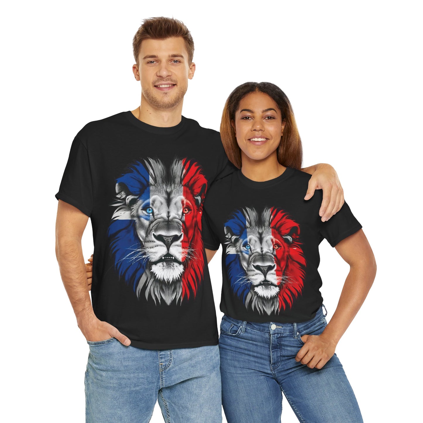 Great Britain Lion Black Unisex Heavy Cotton T-Shirt