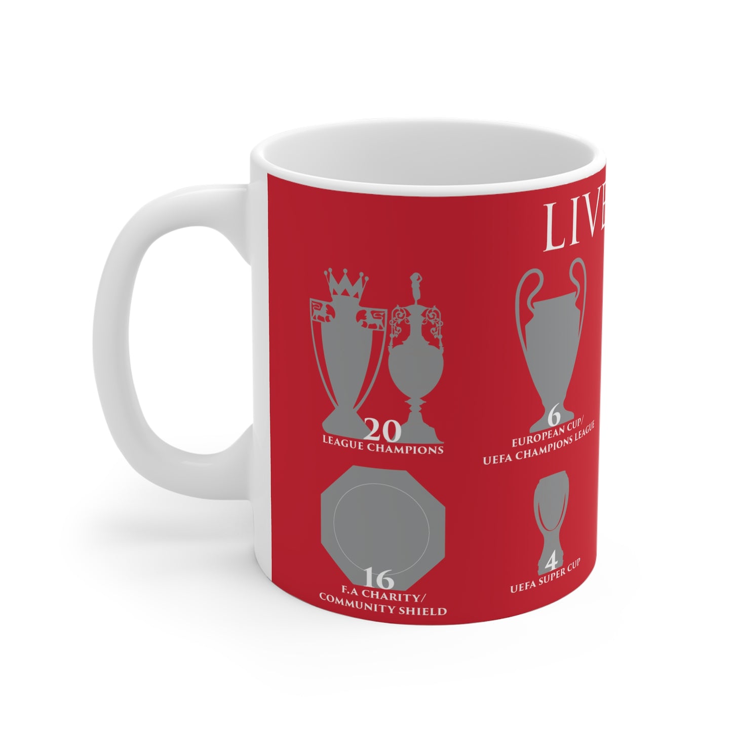 Liverpool Trophies Mug - Red