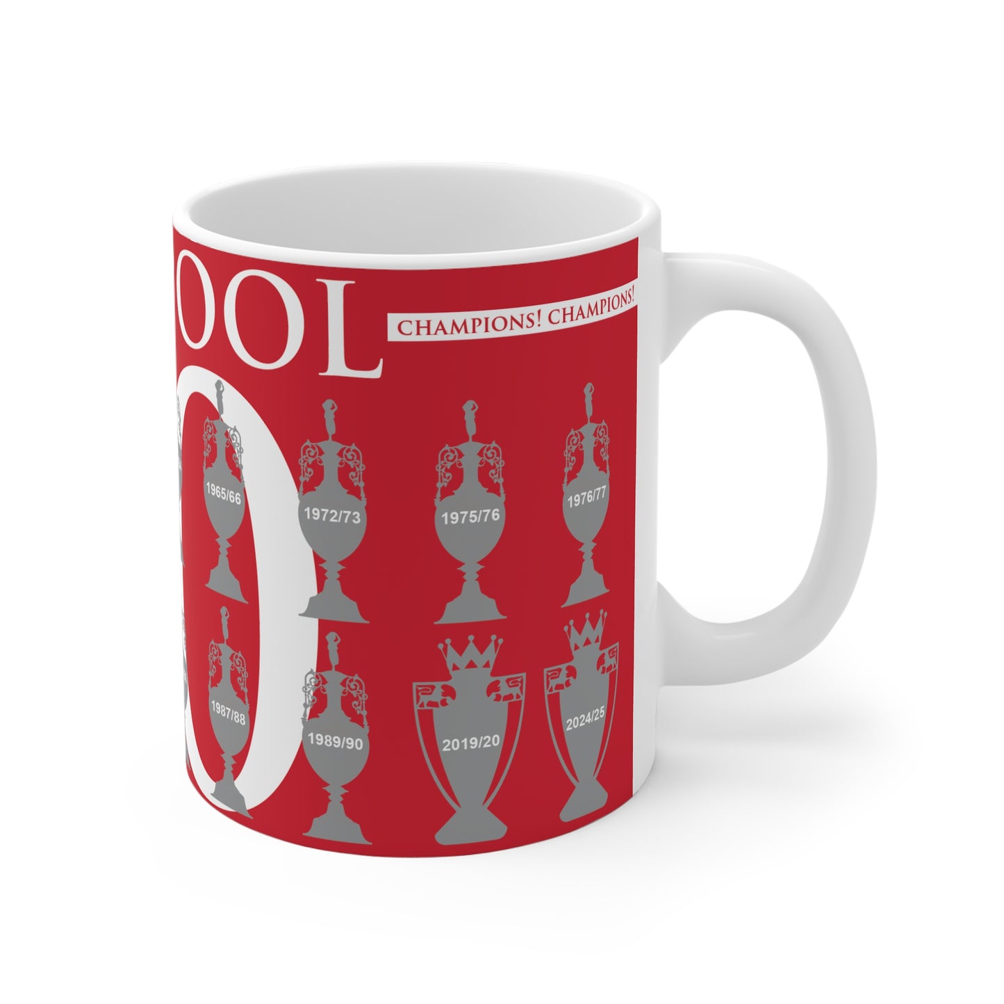 Liverpool 20 League Champions Mug - Red