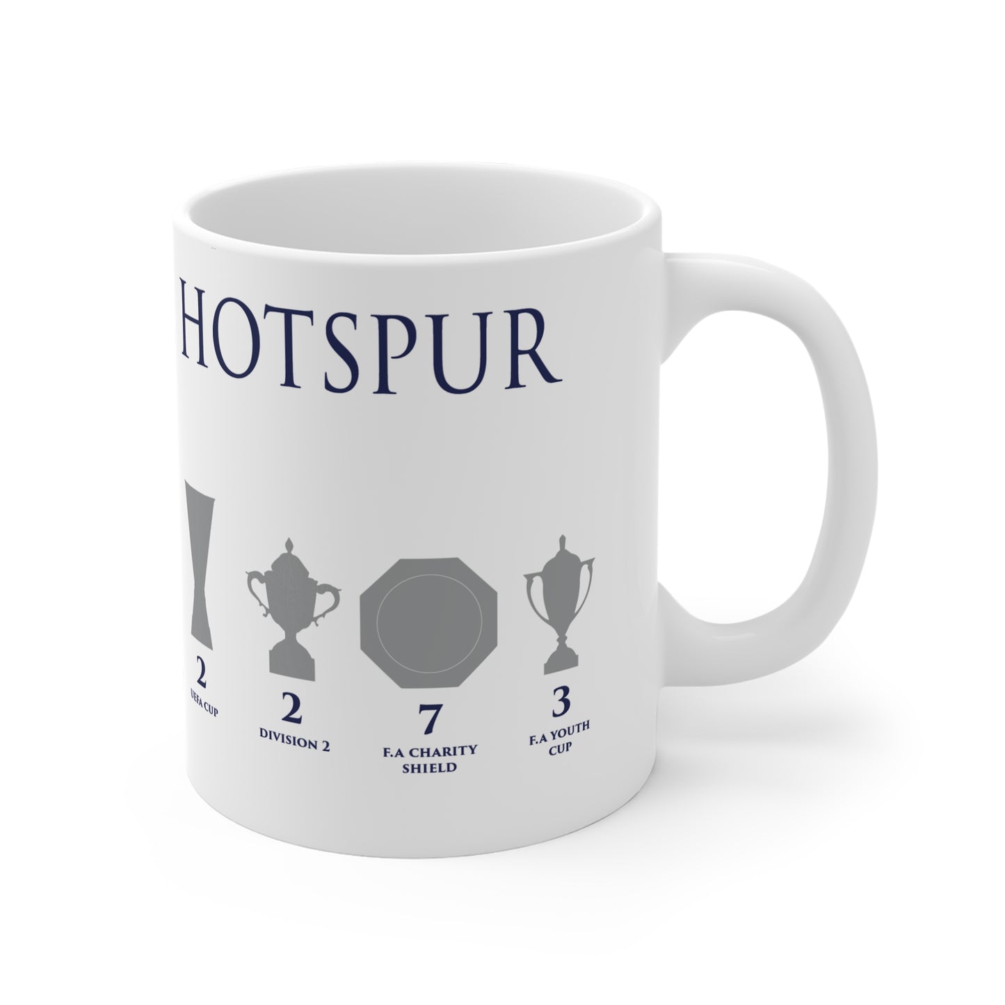 Tottenham Hotspur Trophies Mug - White