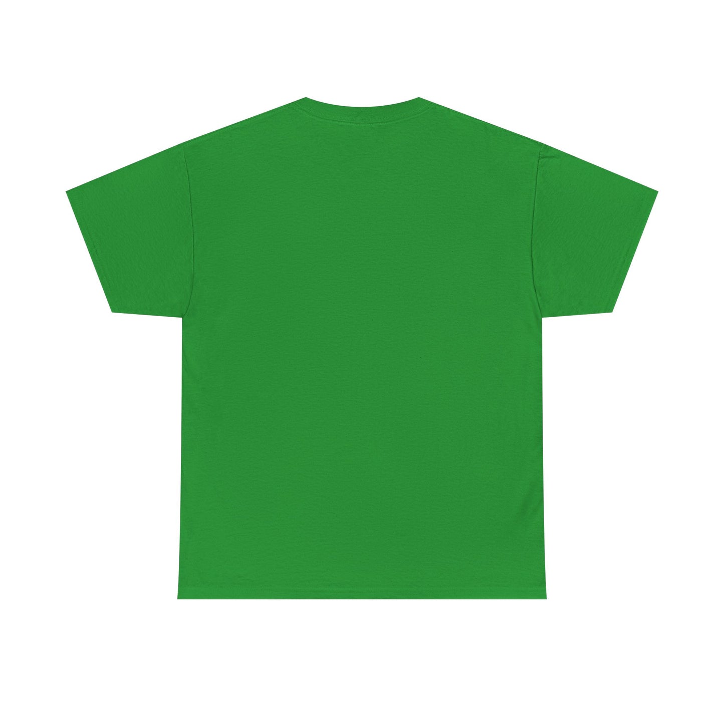 Celtic Clover & Trophies Unisex Heavy Cotton T-Shirt - Irish Green/Black/White/Gold/Sport Grey/Charcoal/Military Green/Forest Green