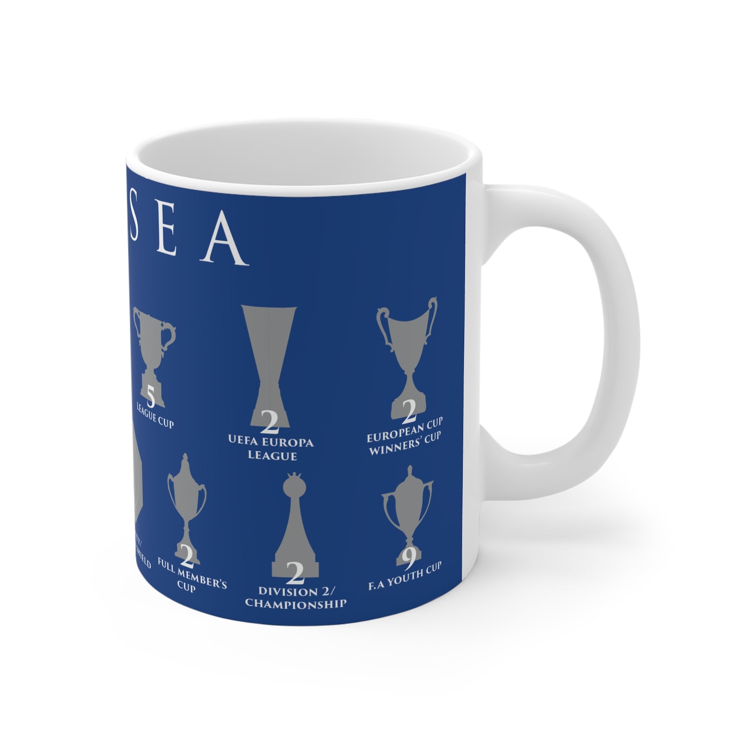 Chelsea Trophies Mug - Blue