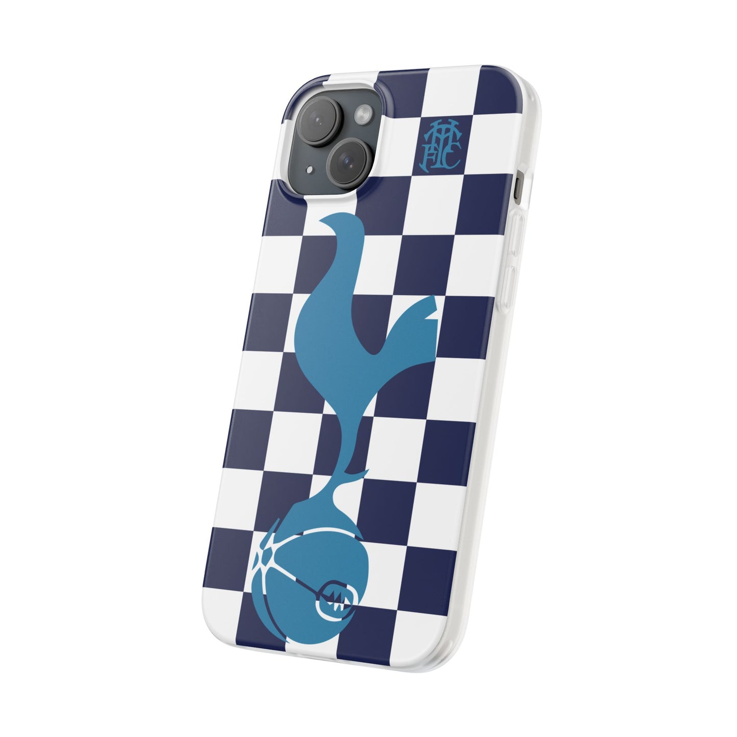 Tottenham Hotspur Chequered iPhone Flexi Case - iPhone 16, 15, 14, Plus/Pro/Pro Max