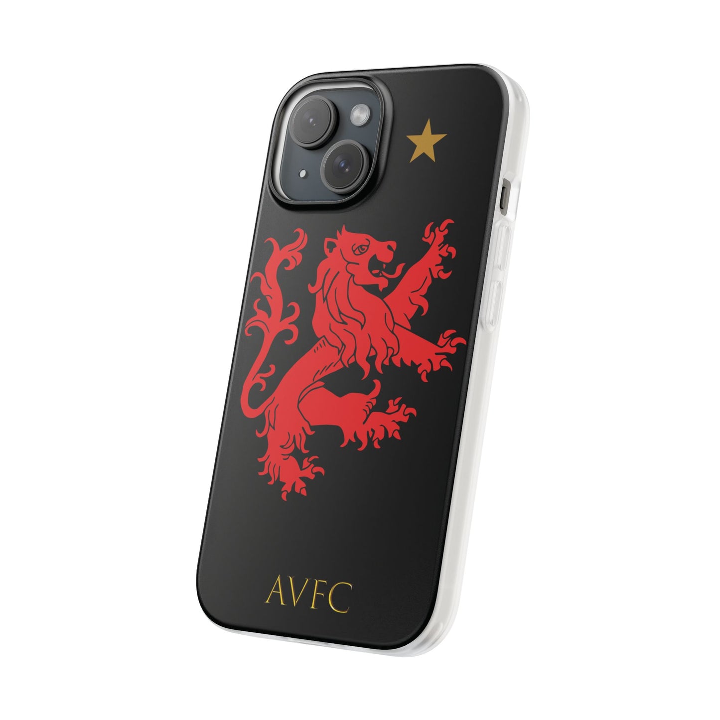 Aston Villa 150th Anniversary iPhone Flexi Case - Black