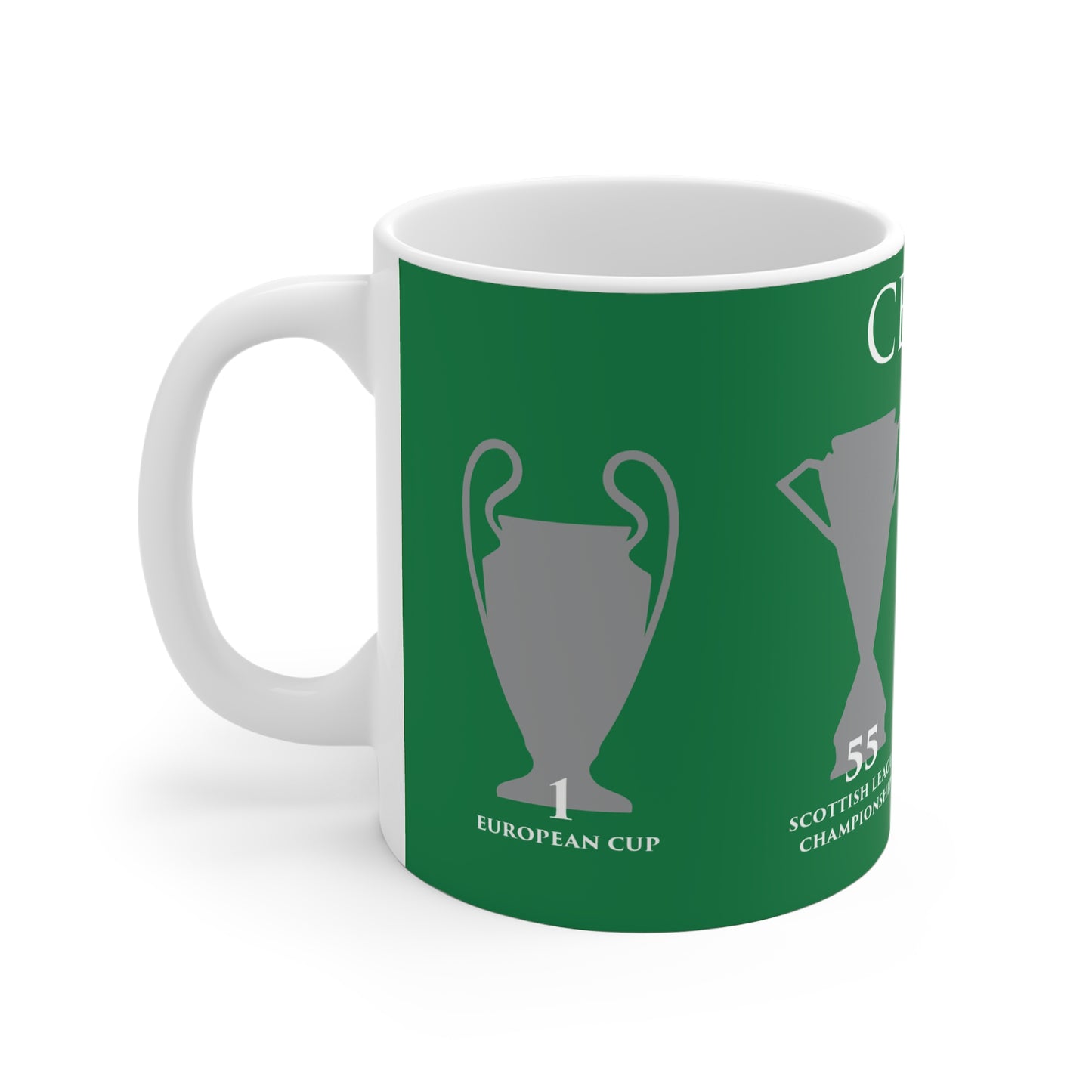 Celtic Trophies Mug - Green