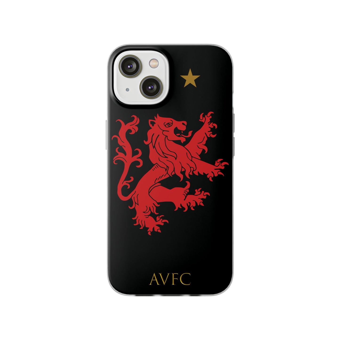 Aston Villa 150th Anniversary iPhone Flexi Case - Black