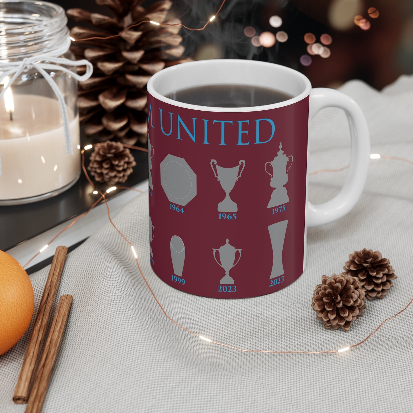 West Ham United Trophies Collection Mug - Claret