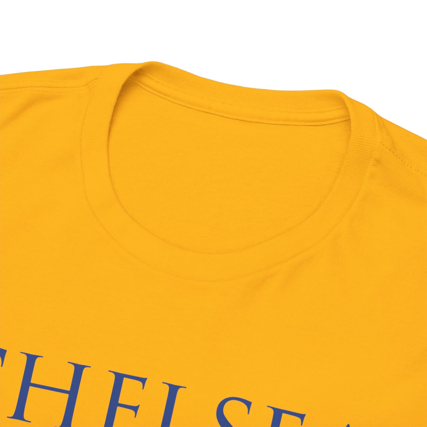Chelsea Trophies Unisex Heavy Cotton T-Shirt - Royal/White/Black/Gold/Navy