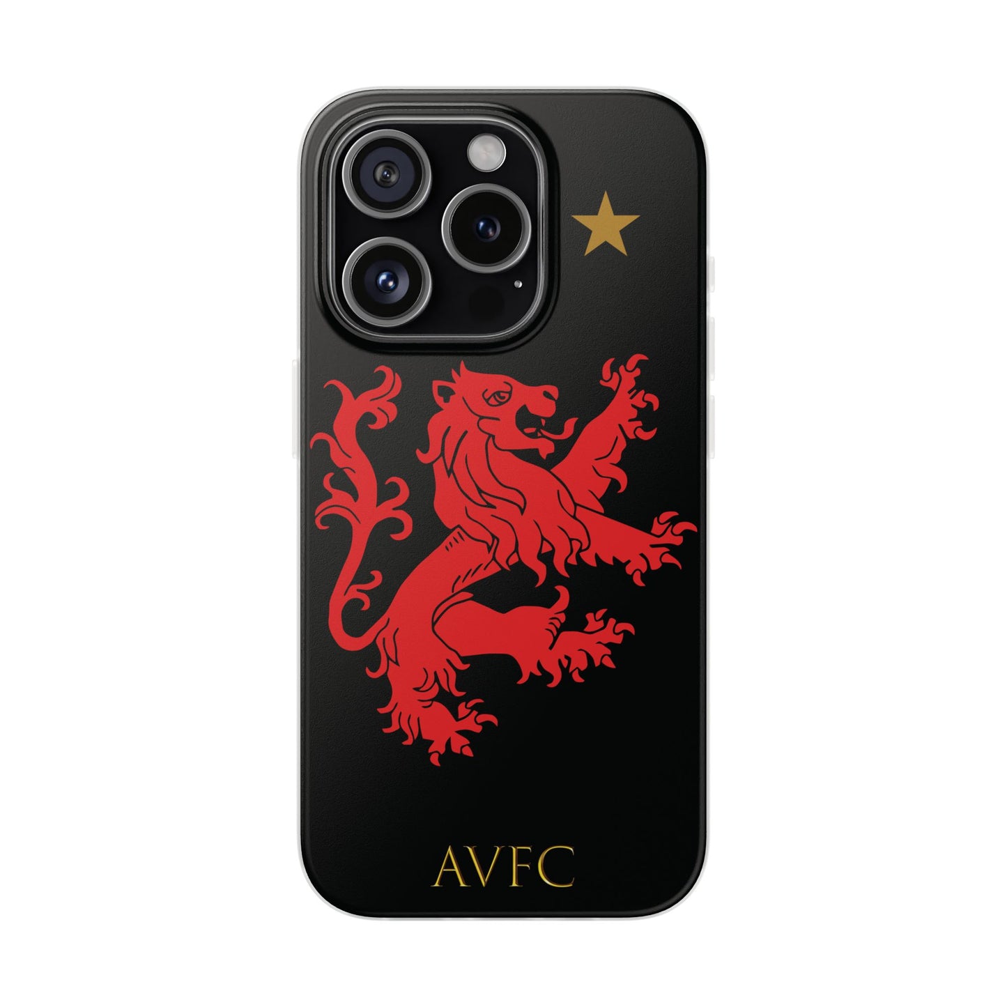 Aston Villa 150th Anniversary iPhone Flexi Case - Black